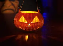 pumpkin.gif STL file Halloween pumpkin・3D printer model to download
