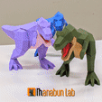T-REX_gif.gif 🦖Low Poly T-Rex Puzzle (Tyrannosaurus)