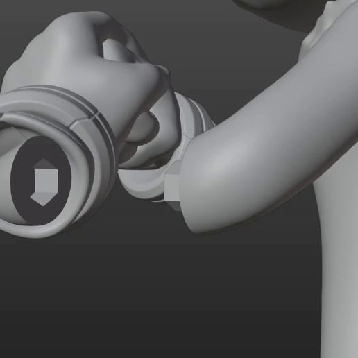 handdemo.mp4 Super Shadow Statue (3D-Print Ready!)