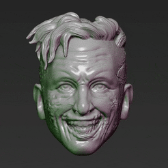 gif.gif STL file THE JOKER (THE BATMAN) BARRY KEOGHAN MCFARLANE TOYS・Template to download and 3D print
