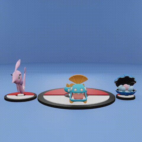 C-H-G-1.gif Pokemon No. 366-368 Clamperl, Huntail, Gorebyss