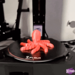 hfgdjgfhdjj-8.gif STL file Articulated Sad Octopus・3D printer model to download