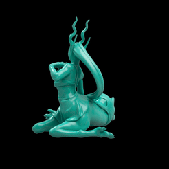 Heorin-Gown.gif STL file Heorin - Gown (2 Versions ~ Clean & Pre-Supported)・Template to download and 3D print