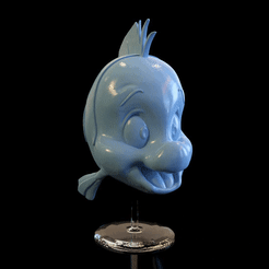 de1.gif STL file Flounder (pescadito de sirenita)・3D printer design to download, zaider