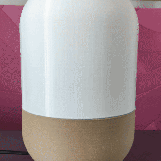 Minimalist customizable lamp 3D model