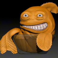 ZBrush-Movie-klaus_69.gif STL file Klaus (american dad)・Template to download and 3D print