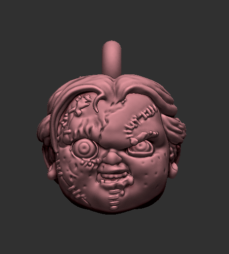 KEYCHAIN MADBALLS CHUCKY KEYCHAIN 3D model