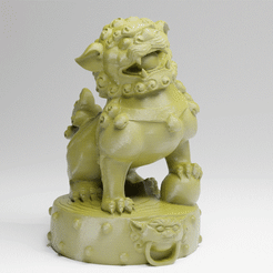 lion.gif STL file Asian Lion・Template to download and 3D print