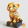 Year-of-Tiger.gif Download STL file 2022 Year of the Tiger -Good Luck Sculpture -2022 Tiger -Lunar new year • 3D print model, adamchai