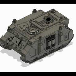 Grey-Knights-Rhino-v4.gif Download STL file Demon slayer chariot Transport • 3D printable object, Craftos