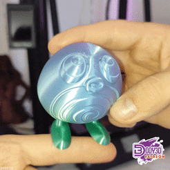 ezgif.com-gif-maker-14.gif STL file Articulated Poliwag・3D printing model to download