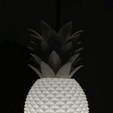 VID_20210730_224035.gif STL file Pineapple Pendant Lamp・3D printing design to download