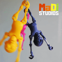 Madistudios-orangutan-baby.gif STL file ORANGUTAN BABY・3D printable model to download