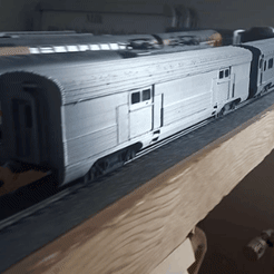 20220905_135656.gif Archivo STL Vagón de equipaje Santa Fe Streamliner h0・Plan de impresión en 3D para descargar, askamodels