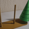 ezgif.com-gif-maker-63.gif Файл STL Игра с обручами для деревьев - Crex・Идея 3D-печати для скачивания