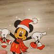 20231201_131954.gif mickey mouse, Navidad, christmas mickey, christmas decor, wall art mickey mouse, line art mickey mouse, 2d art mickey mouse