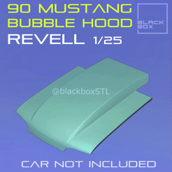 0.gif Fichier 3D COUVERTURE BUBBLE pour Mustang 90 Revell 1/25ème Modelkit・Idée pour impression 3D à télécharger