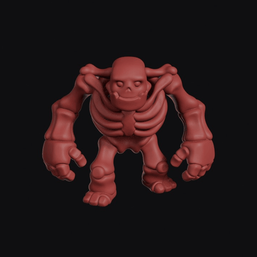 Hulking Bone Skeleton Colossus
