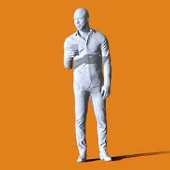 0.gif OBJ file Miniature Pose People #11・3D printer model to download, Peoples