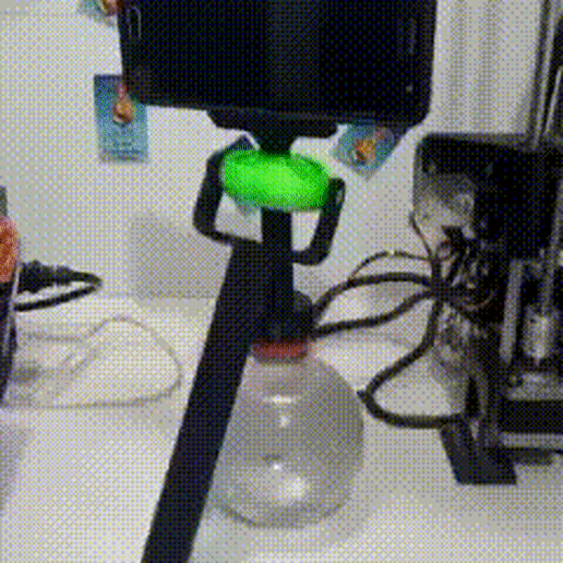 WhatsApp-Video-2022-09-21-at-13.08.33.gif STL file Gimbal/Stabilizer for cell phone photo/video・3D printing idea to download, Flia3D