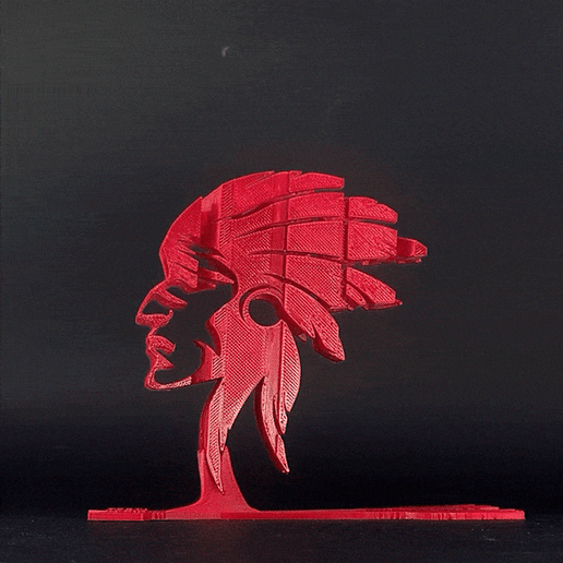 Text Flip - Indian (7 STLs) - 3D model önizlemesi