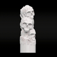 SK1283.gif Candle Skulls