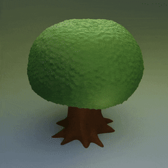ezgif.com-optimize.gif STL file Table Top Tree・3D printable design to download