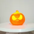 Gif.gif Jack Skellington's Pumpkin with light