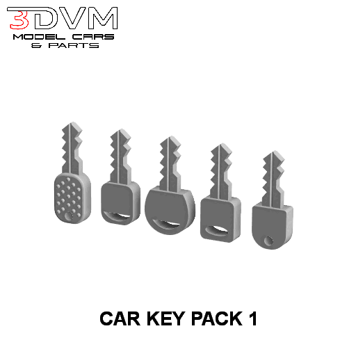 🚗 CAR KEY PACK 1・ STL File for 3D printing・Cults