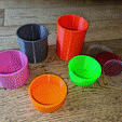 Pringle-Upcycle.gif Upcycle Recycle Pringles and Bisto Lids 5X Bundle of Containers Storage Tubs