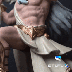 ZGT.gif 3D file Zeus, God of Thunder・3D printer design to download, STLFLIX