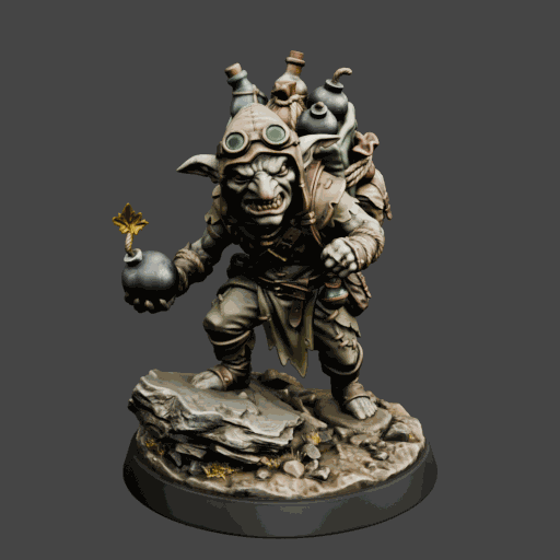 Goblin Bomber Miniature