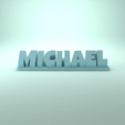 Michael_Playful.gif Michael 3D Nametag - 5 Fonts
