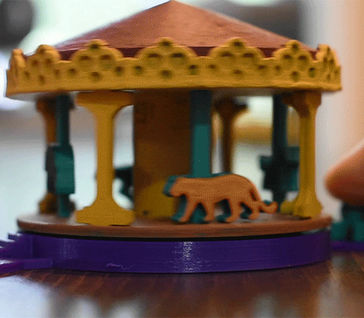 Mini Carousel Ride - 3D model önizlemesi