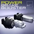 0.gif MUSCLE CAR POWER BRAKE BOOSTER 1/24TH