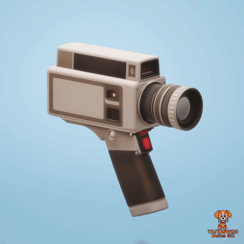 Vintage Super 8 Camera - Objet Déco Rétro