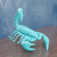 low-poly-scorpion.stl.gif Low Poly Scorpion