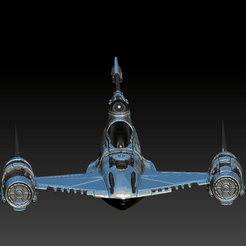 nave.gif The Mandalorian N1 Starfighter vintage style .stl
