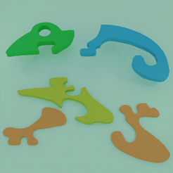 frog.gif STL-Datei Frosch-Reisende herunterladen • 3D-druckbares Modell, vradyvi