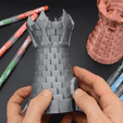 2.gif Télécharger fichier STL Porte-plume de la Tour des Arcanes • Plan à imprimer en 3D, Hom_3D_lab