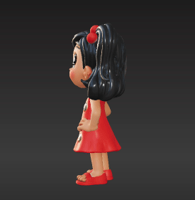 Adventurous Flexi Toy – Articulated Girl Model with Smooth Joints