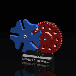 5slot.gif Archivo STL Geneva Wheel | Rueda de Ginebra・Diseño imprimible en 3D para descargar, Laminador_3D
