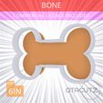 Bone~6in.gif Bone Cookie Cutter 6in / 15.2cm