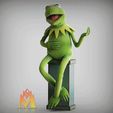 Kermit-The-Frog.gif Kermit the Frog-Classic cartoon/Tv series-FANART FIGURINE