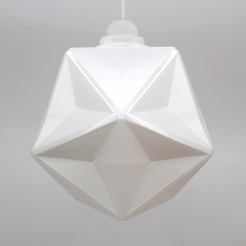 Lon-Off.gif STL file "Tria" Lamp Shade・3D printer model to download
