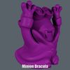 Minion Dracula.gif STL file Minion Dracula (Easy print no support)・3D print design to download, Alsamen