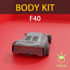 Untitled-2.gif Fichier STL Kit F40 Widebody - 16dec21 -01・Design à télécharger et à imprimer en 3D