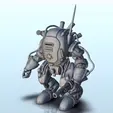 GIF-V27.gif Qheone combat robot (27) - BattleTech MechWarrior Scifi Science fiction SF Warhordes Grimdark Confrontation