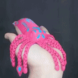 gif.gif STL file Flexi Squid・3D printable model to download