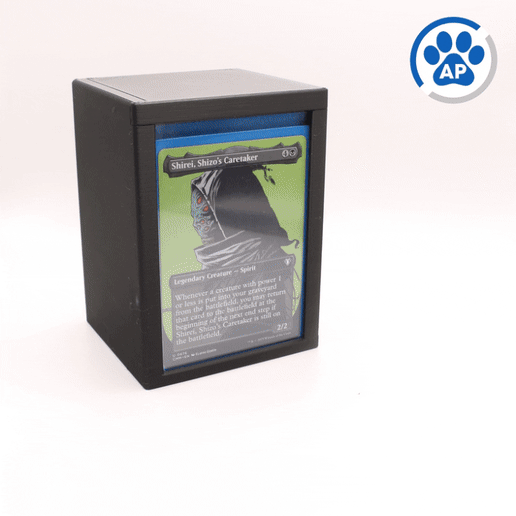 MTG Commander Deck Box with Magnetic Lid & Commander DisplayFree STL  File for 3D printingCults